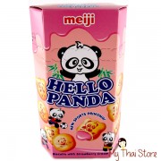 Hello Panda Biscuits With Strawberry Cream - MEIJI Hello Panda Biscuits With Strawberry Cream - MEIJI
