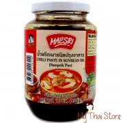 Chili Paste In Soybean Oil (Numprik Pao) - MAESRI Chili Paste In Soybean Oil (Numprik Pao) - MAESRI